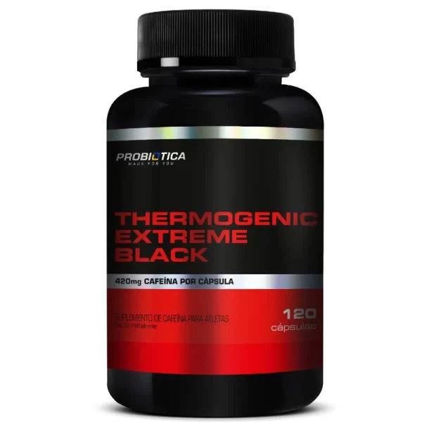 Termogênico Extreme Black - Probiótica - 120 Caps